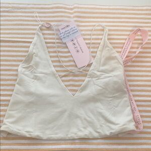 Oh Polly Cream Bandeau top Us4 new
